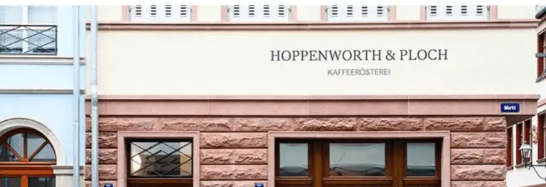 Hoppenworth and ploch logo on building