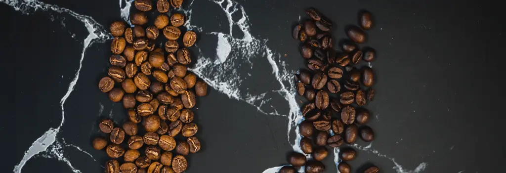 two types of roasted coffee beans, strongest coffee beans, strong coffee