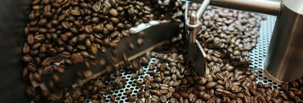 coffee beans roasting