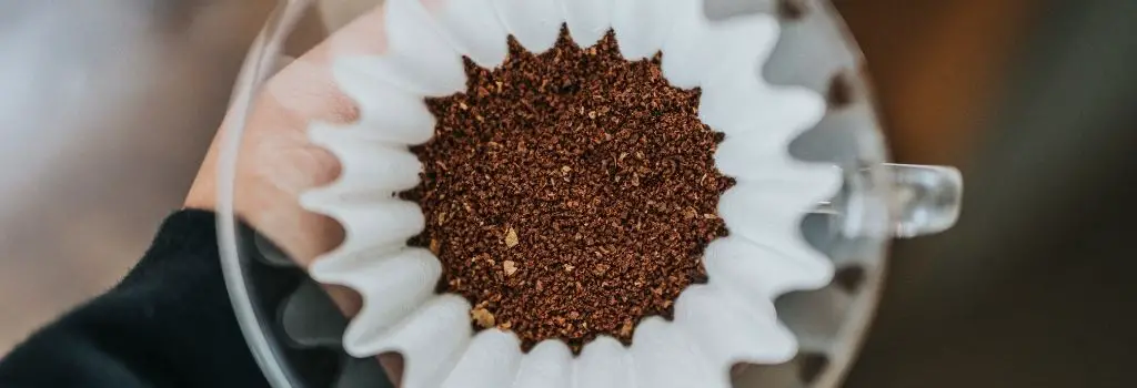 filter coffee, coffee grounds