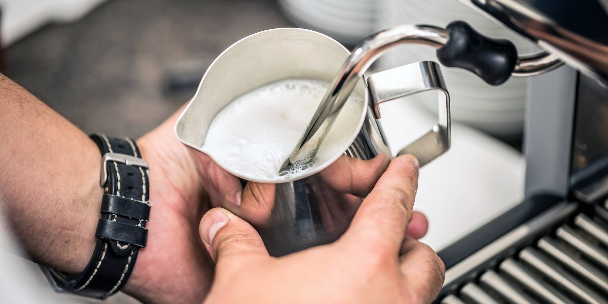 steaming milk, alternative milk, micro-foam