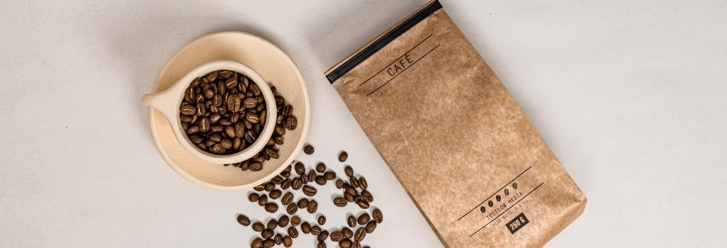 coffee beans, coffee bag, coffee bag with holes